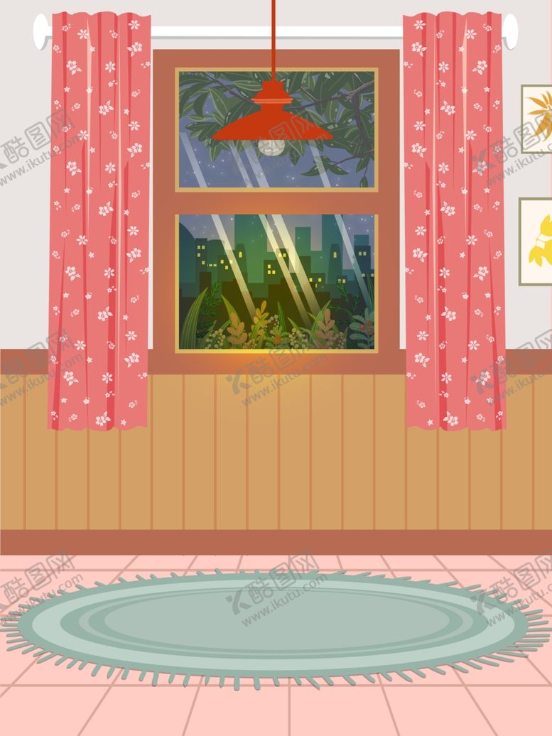 编号：49849709250438373103【酷图网】源文件下载-卡通室内背景