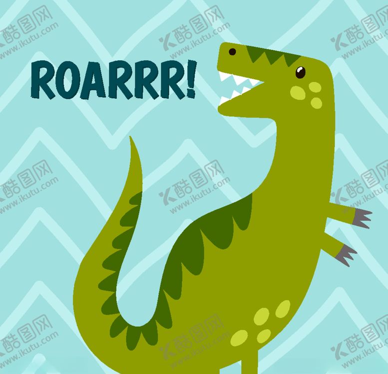 编号：19982209292114527552【酷图网】源文件下载-卡通恐龙