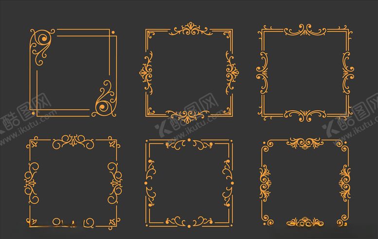 编号：78835309191354463514【酷图网】源文件下载-欧式花纹边框