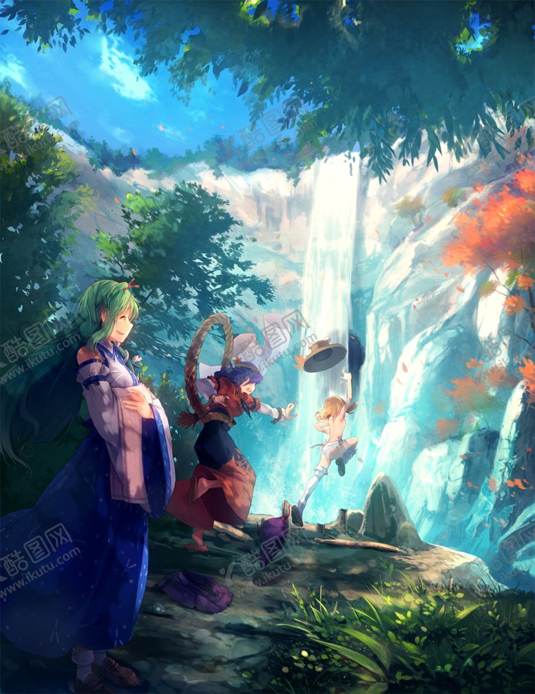 编号：46995405022210241621【酷图网】源文件下载-彩色动漫场景插画背景