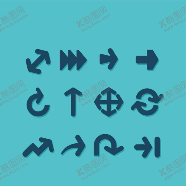 编号：38250912050003483126【酷图网】源文件下载-流程指向方向