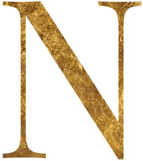 矢量金色字母