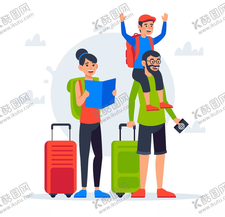 编号：40920205122031192642【酷图网】源文件下载-旅客游客