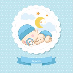 卡通婴儿