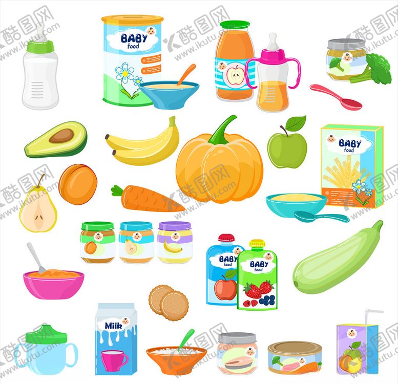 编号：87494309281607576836【酷图网】源文件下载-婴儿食品