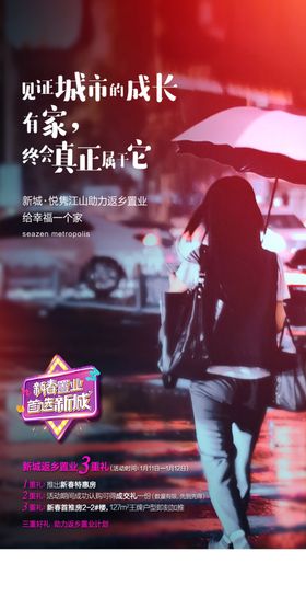 返乡置业微信海报
