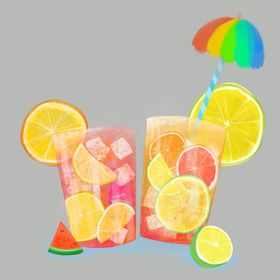果汁素材