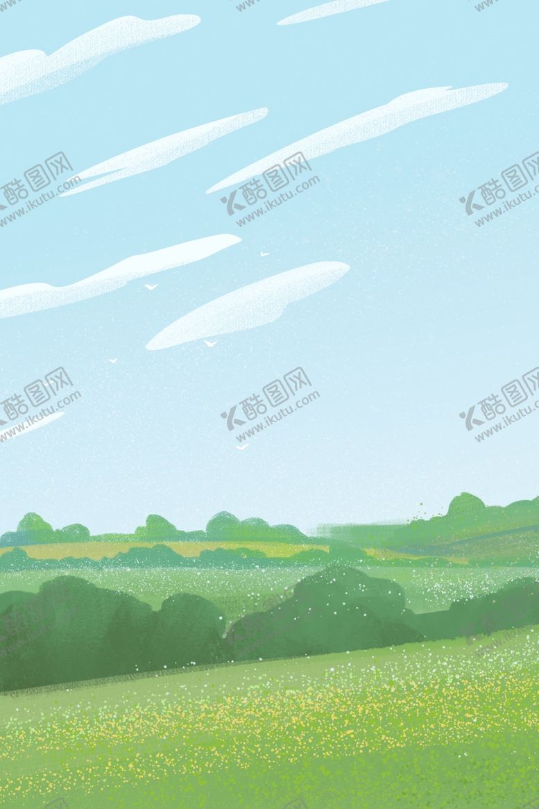 编号：31246710310143261959【酷图网】源文件下载-草坪插画