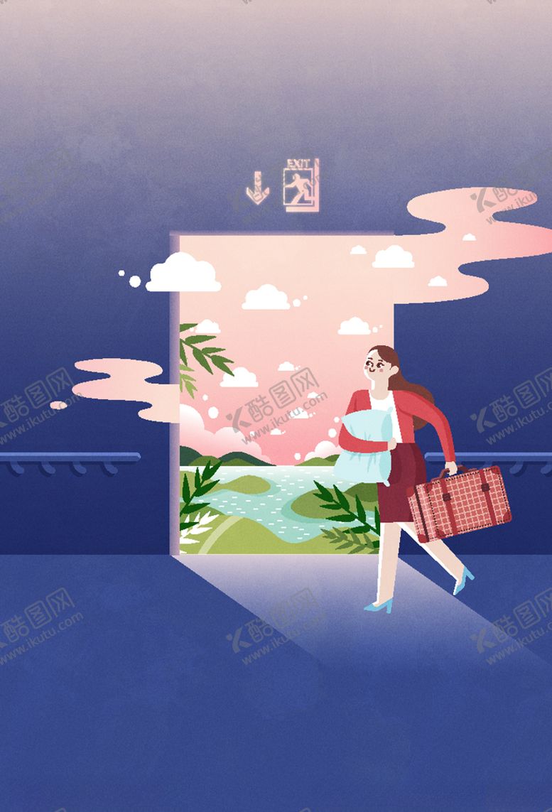 编号：12136206270951331684【酷图网】源文件下载-全能父母卡通儿童插画