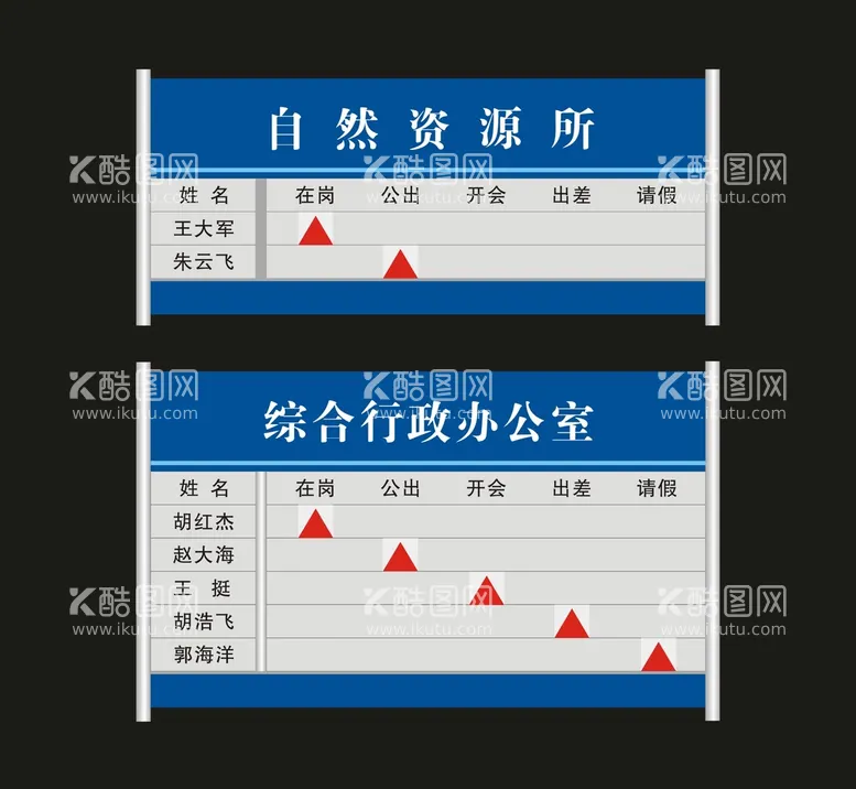 编号：49307209141738588123【酷图网】源文件下载-去向牌