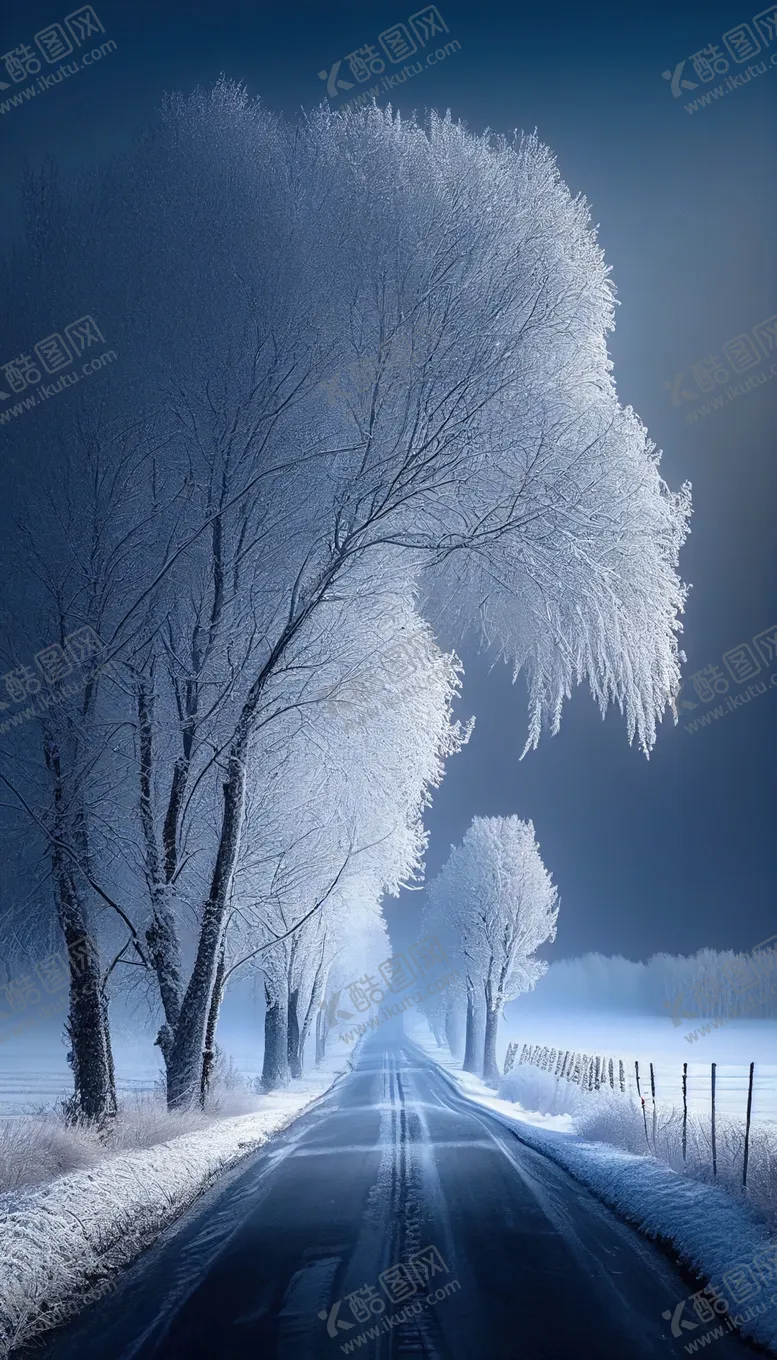 编号：20443901272334004252【酷图网】源文件下载-雾凇雪景