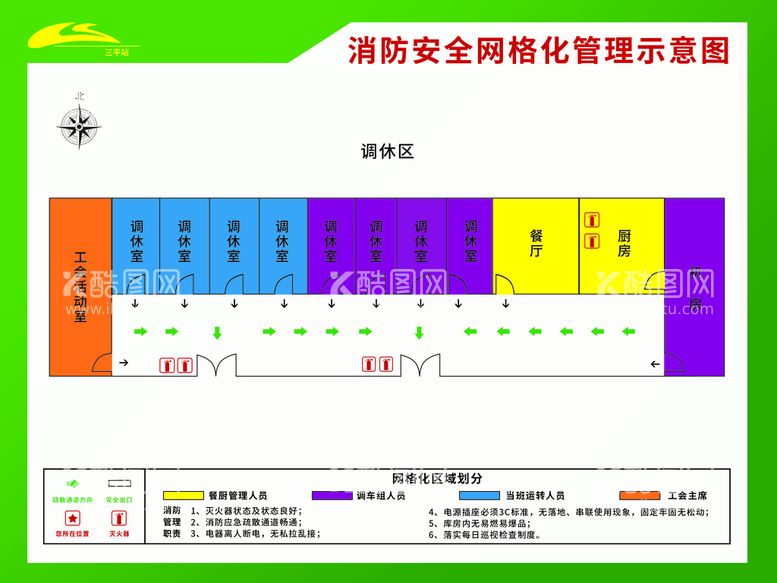 编号：24679509251328230218【酷图网】源文件下载-消防安全管理示意思