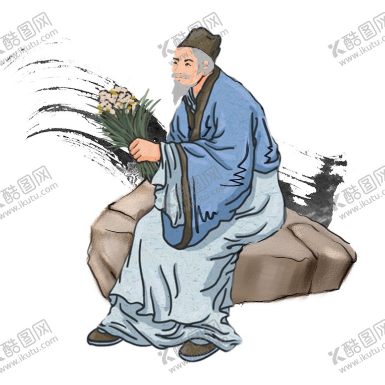 编号：83254104210216083263【酷图网】源文件下载-中医养生人物采药的医师素材