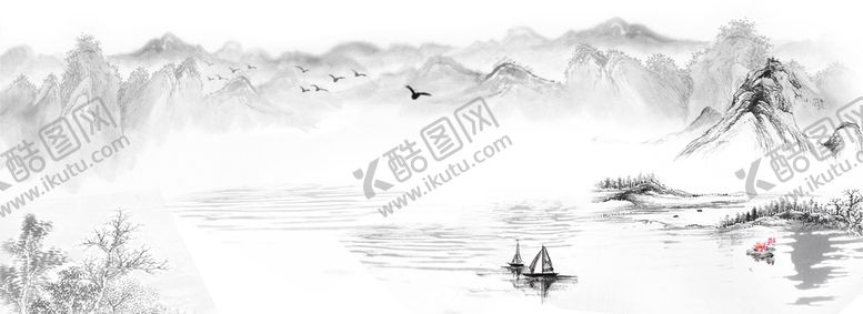 编号：95136809280924384850【酷图网】源文件下载-水墨山水