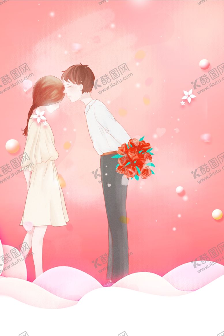 编号：52554506272053442699【酷图网】源文件下载-情人节背景