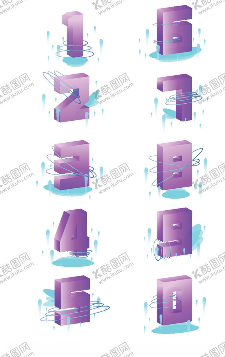 编号：81659206240856488346【酷图网】源文件下载-倒计时数字