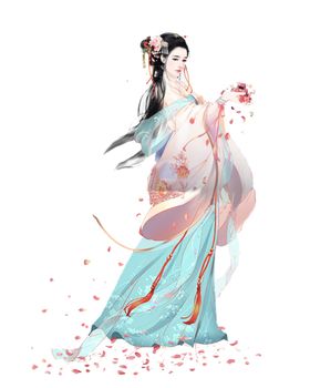 酒店撒花模板