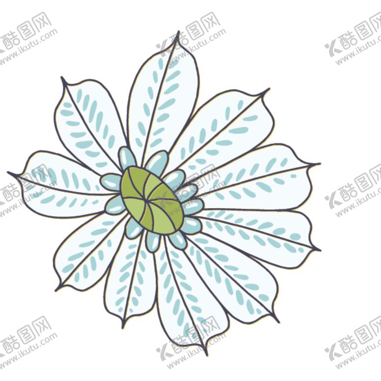 编号：22501110241724548926【酷图网】源文件下载-花朵蝴蝶卡通图案