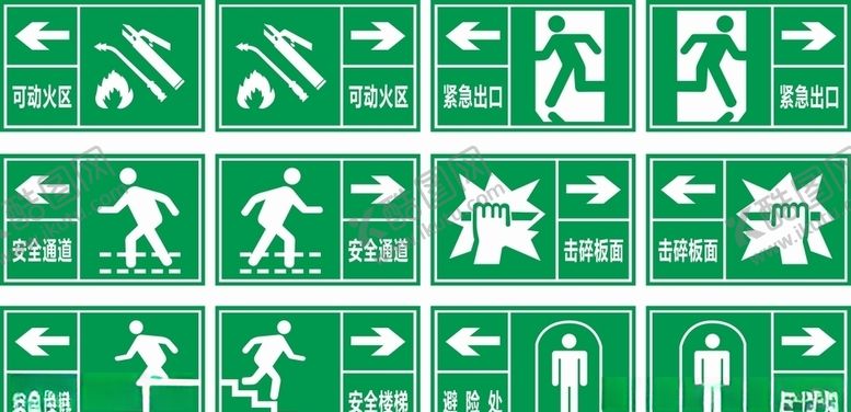 编号：96205504210002039539【酷图网】源文件下载-安全标识导视牌