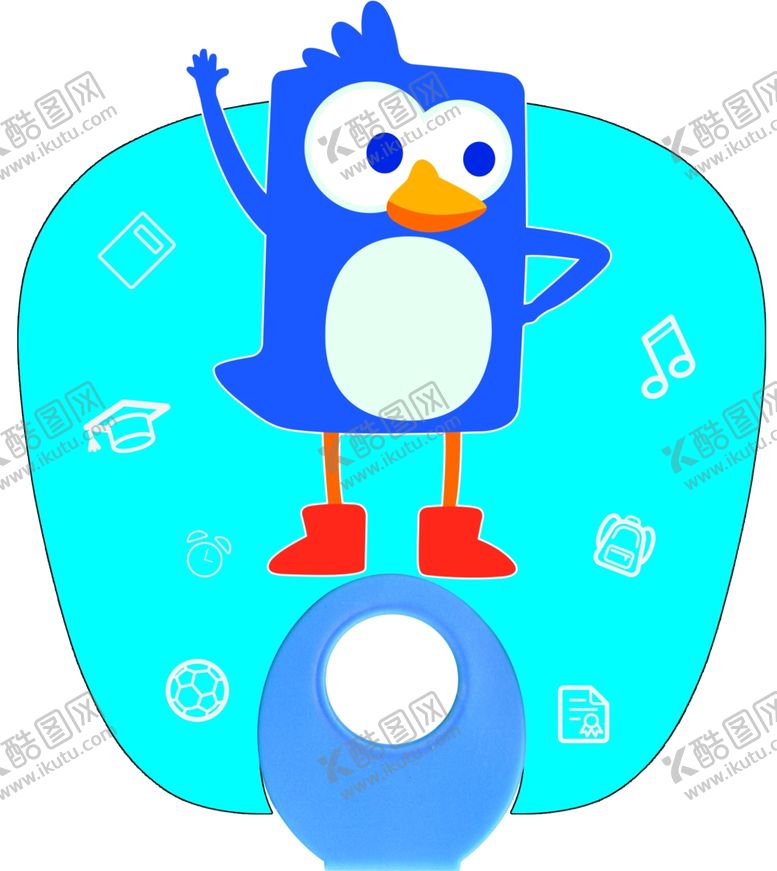 编号：73243810300330317369【酷图网】源文件下载-扇子卡通