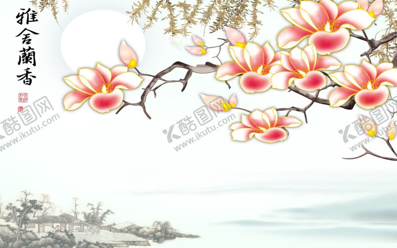 编号：86836404162133288727【酷图网】源文件下载-装饰画背景墙