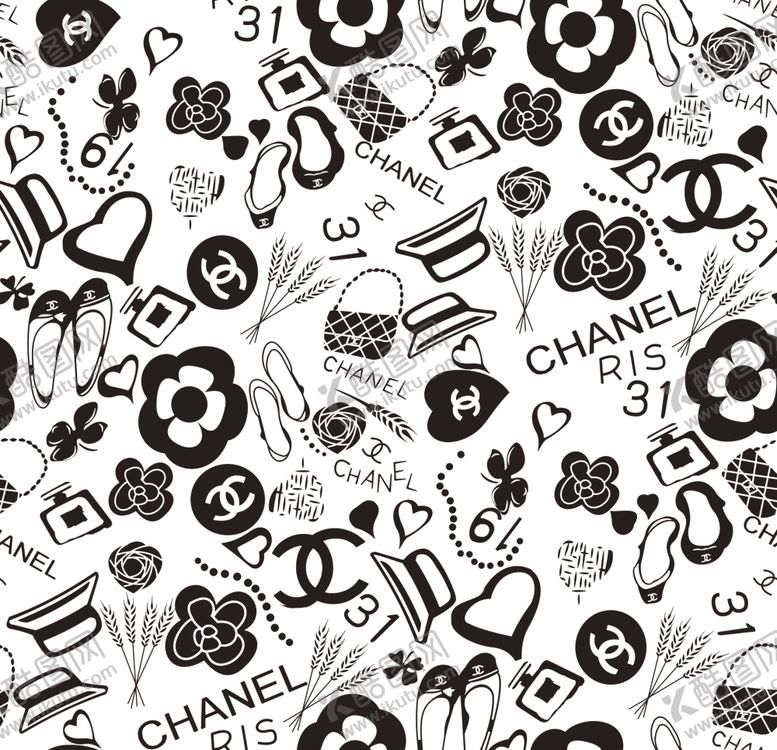 编号：62618909292048219100【酷图网】源文件下载-大牌花型大牌底纹LV