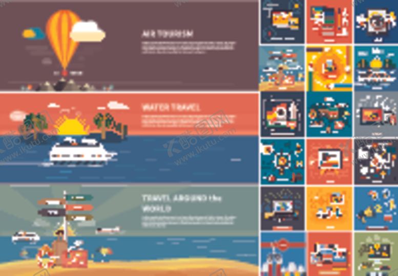 编号：29619809170902248522【酷图网】源文件下载-扁平办公插画