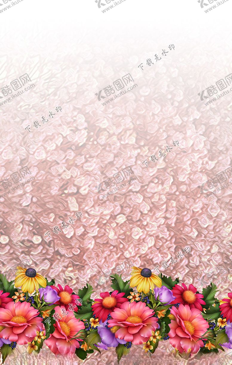 编号：95885109160751058514【酷图网】源文件下载-抽象油画花卉印花