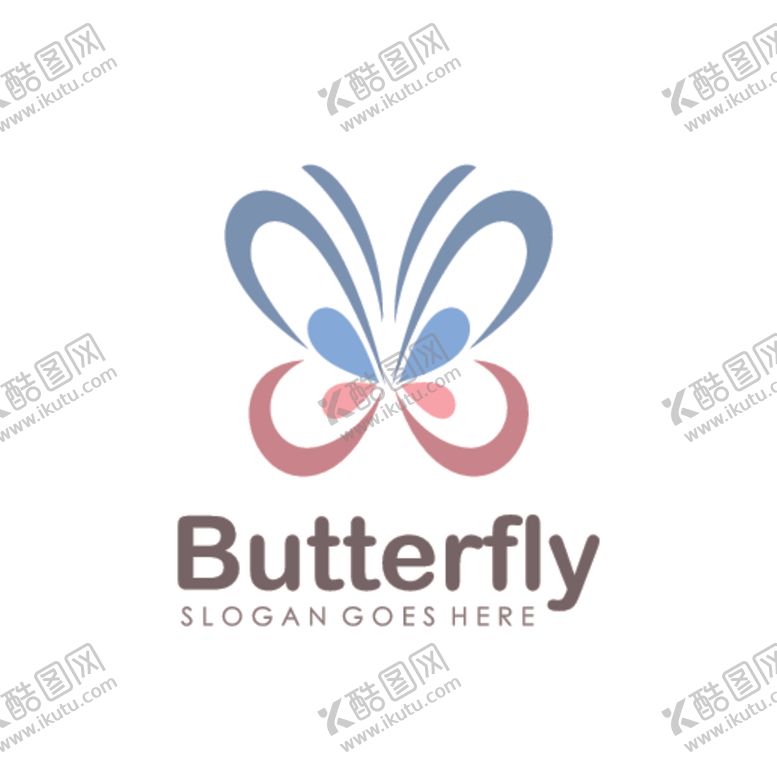 编号：20385310171430264068【酷图网】源文件下载-蝴蝶logo