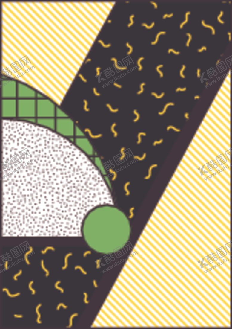 编号：15436809242236248226【酷图网】源文件下载-孟菲斯抽象装饰图案