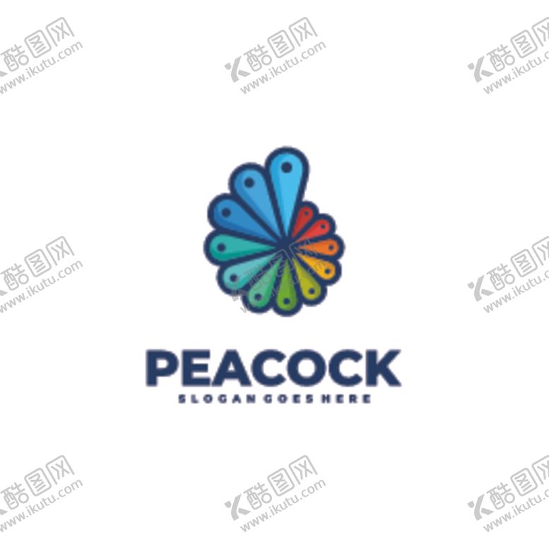 孔雀logo飞禽LOGO鸟类标志小鸟图库鸟类LOGO