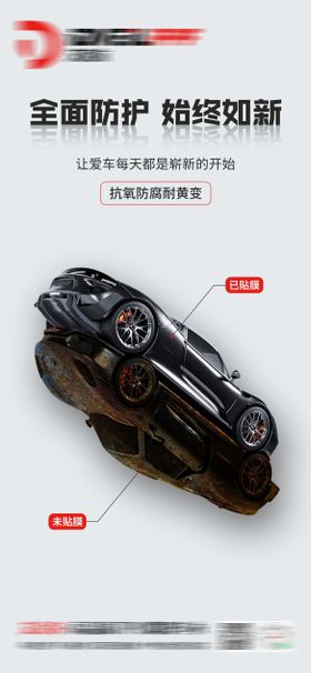 汽车隐形车衣海报