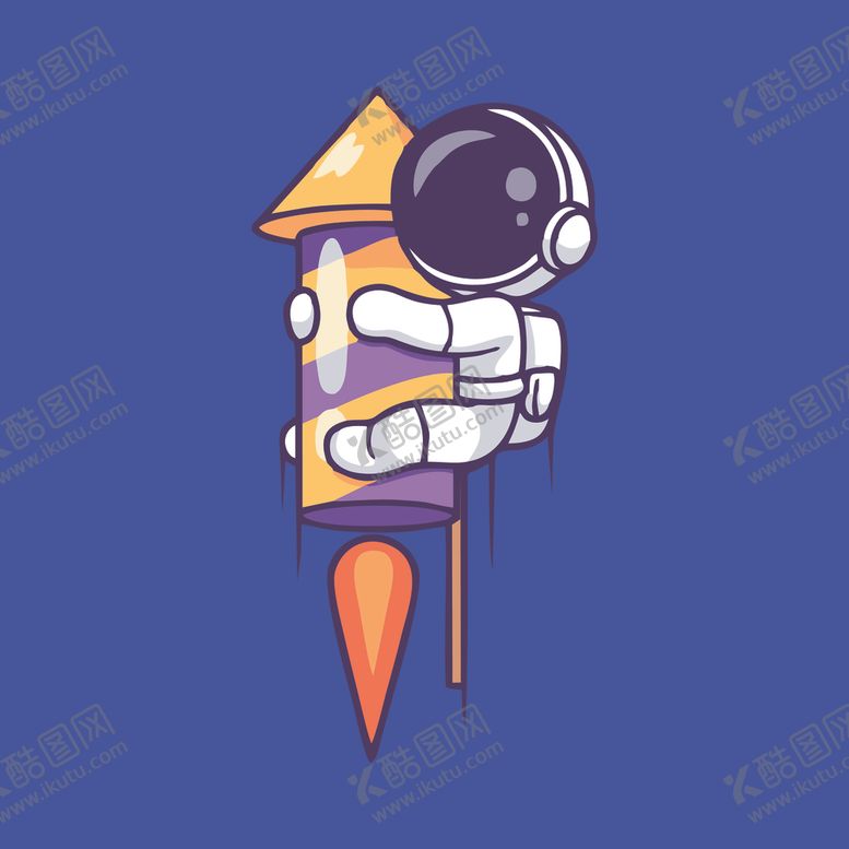 编号：67037212141425569651【酷图网】源文件下载-可爱宇航员卡通矢量儿童插画