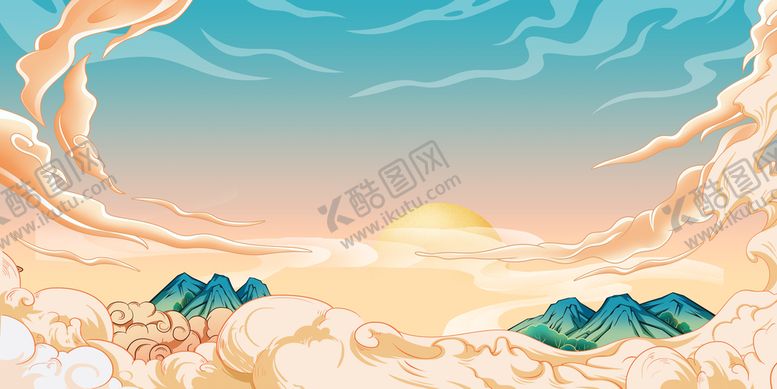 编号：89457610051902264378【酷图网】源文件下载-国潮海报 
