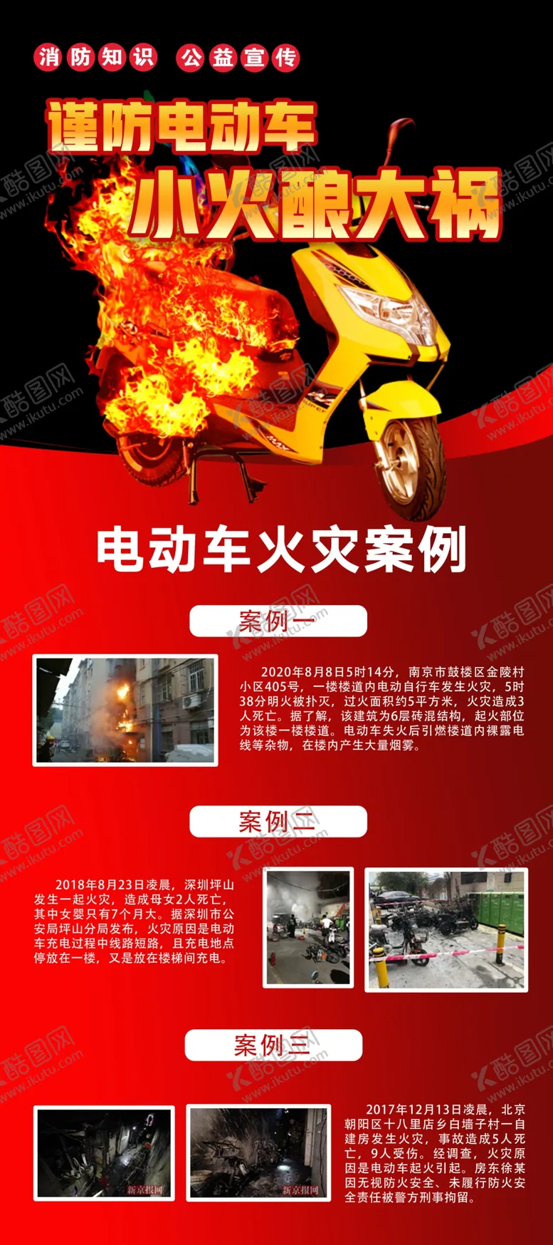 编号：63317605040717503597【酷图网】源文件下载-电动车火灾
