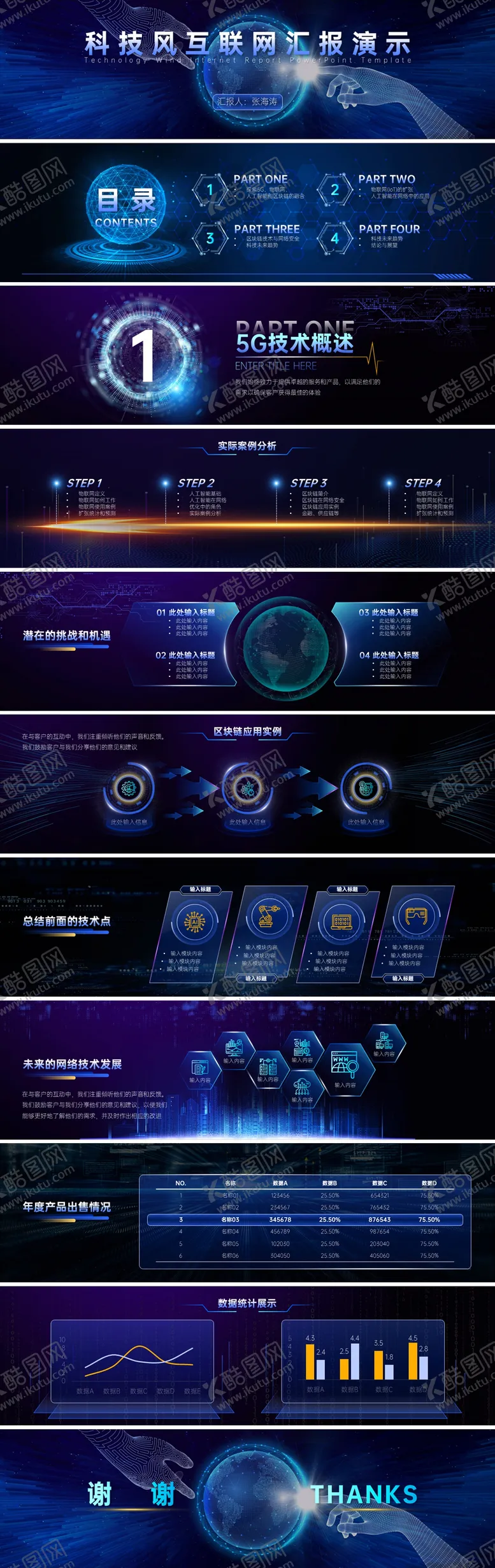 编号：68669212021843418094【酷图网】源文件下载-科技风互联网汇报ppt