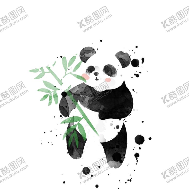 编号：95696410240154124712【酷图网】源文件下载-水墨素材毛笔画素材墨迹素材