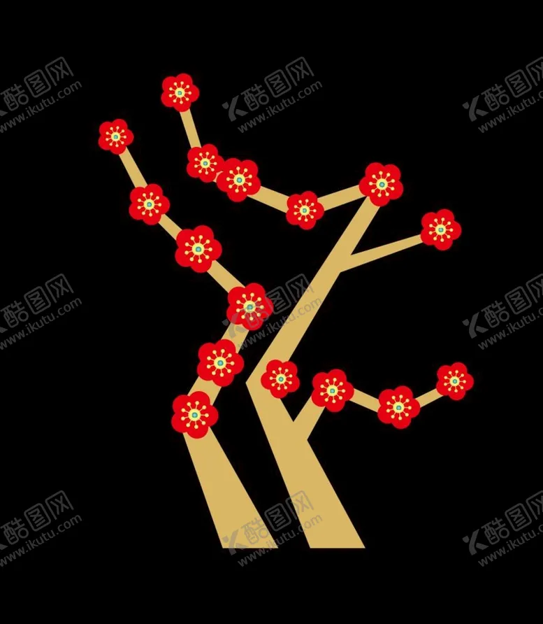 编号：71153802112112484658【酷图网】源文件下载-梅花树