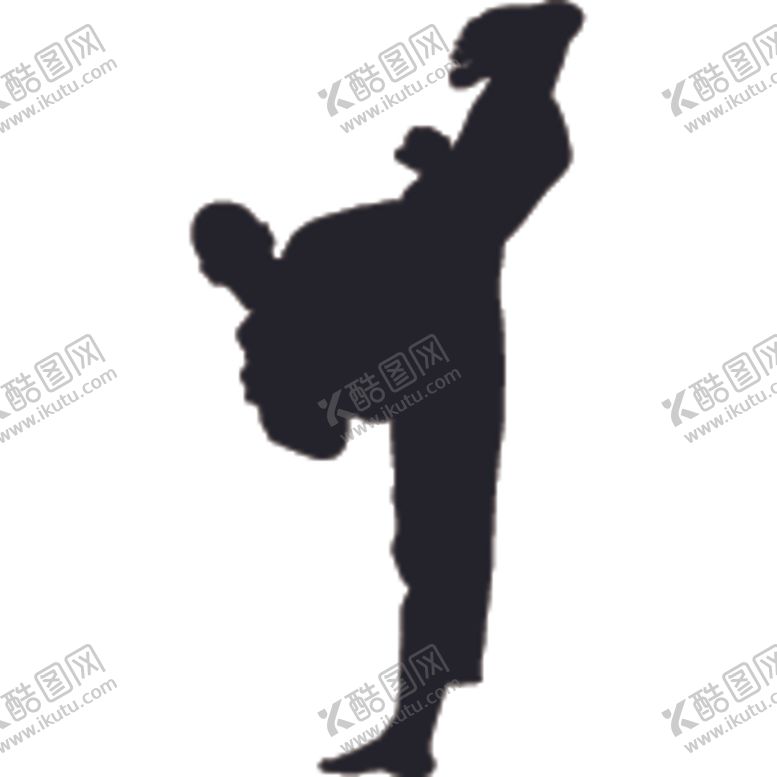 编号：45178603300433505775【酷图网】源文件下载-武术格斗剪影