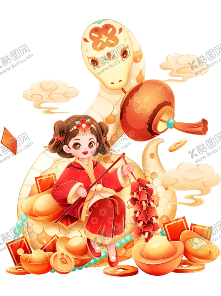 编号：36739403010234305916【酷图网】源文件下载-金蛇接福