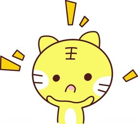 小清新动物手绘可爱鸵鸟一脸懵逼