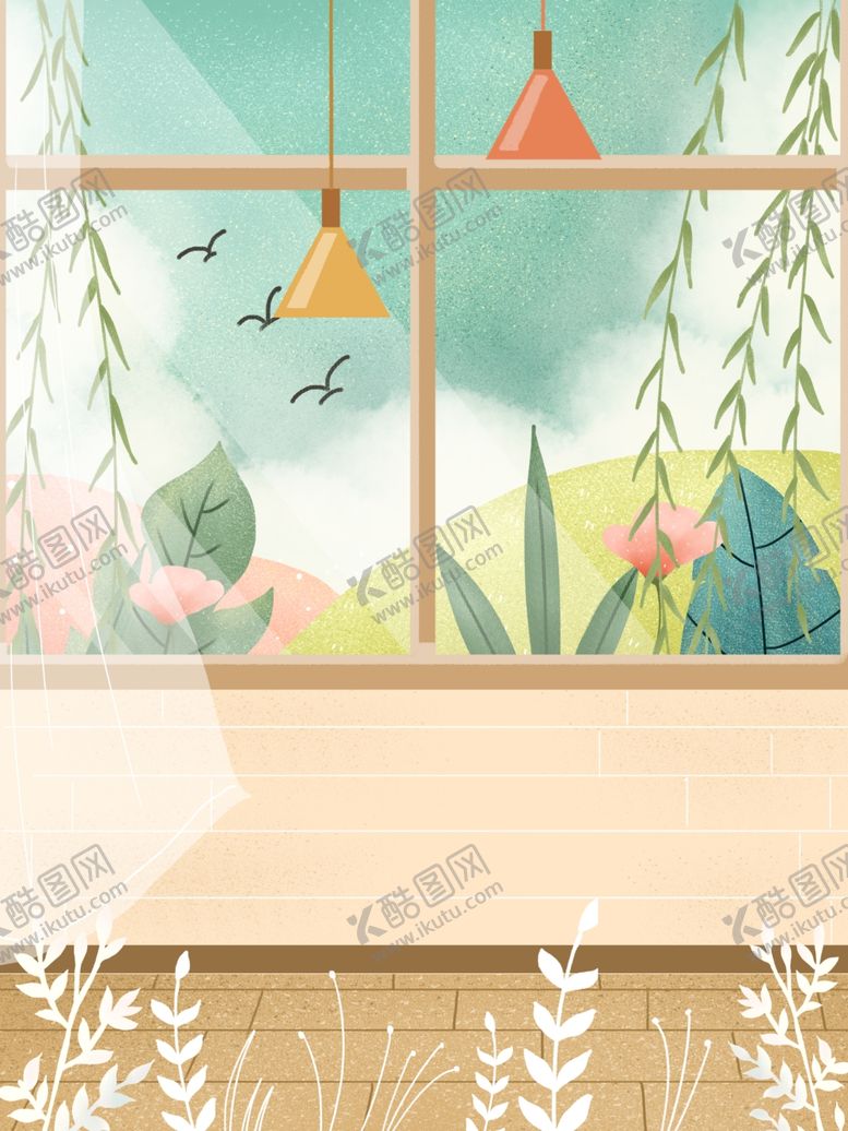 编号：98633109230030541835【酷图网】源文件下载-卡通室内背景