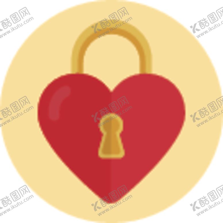 编号：89910406190246367598【酷图网】源文件下载-爱心锁