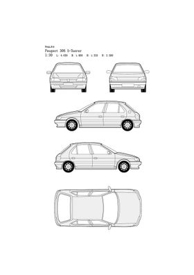 手绘红色汽车