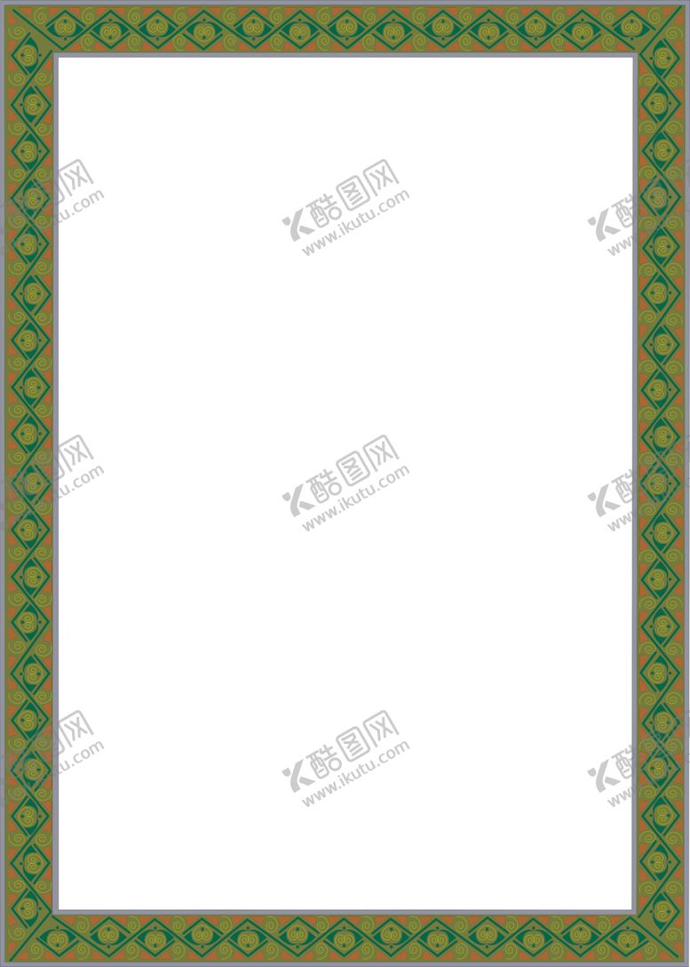 编号：65258105021645494358【酷图网】源文件下载-简约花纹边框