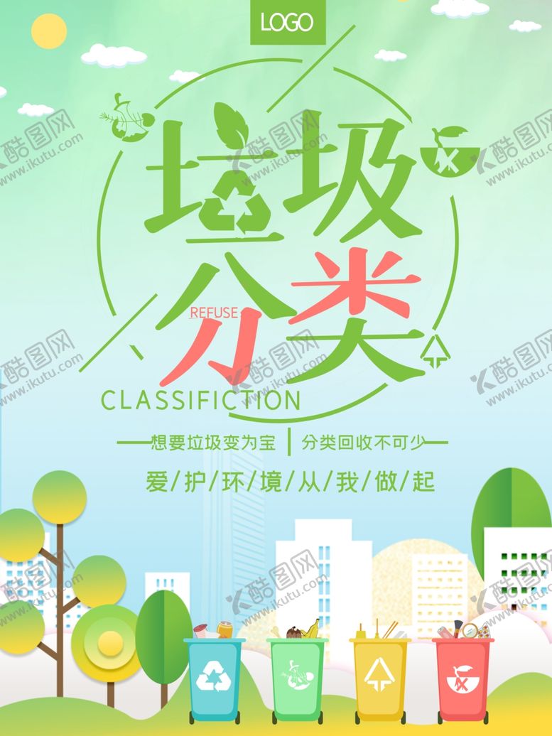 编号：43700505070201106680【酷图网】源文件下载-垃圾分类