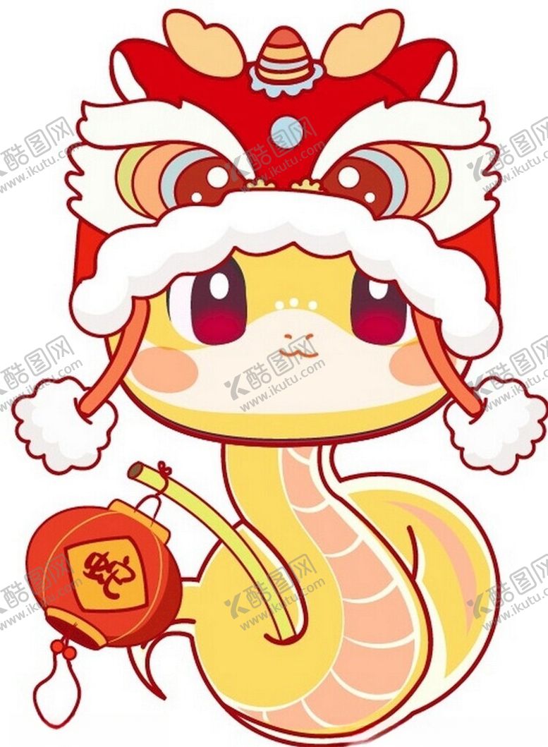 编号：10166101312307514360【酷图网】源文件下载-卡通新年蛇