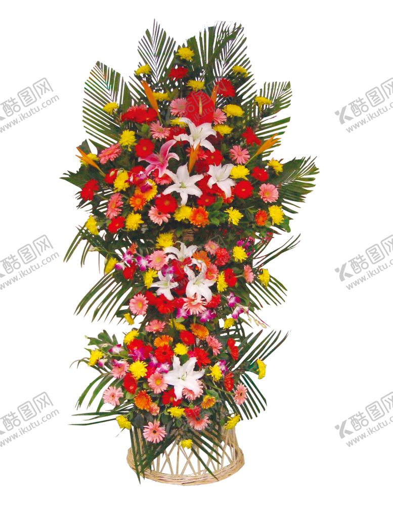 编号：98319409192225337469【酷图网】源文件下载-开业庆典花篮