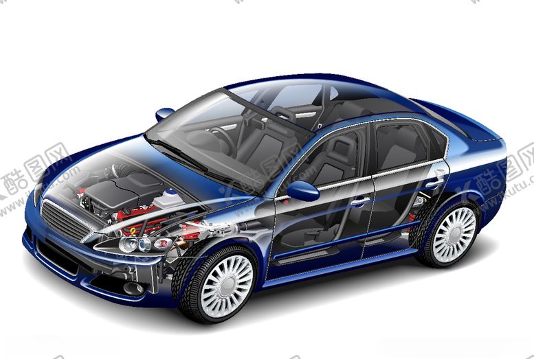 编号：90530010220929401222【酷图网】源文件下载-汽车引擎显示矢量