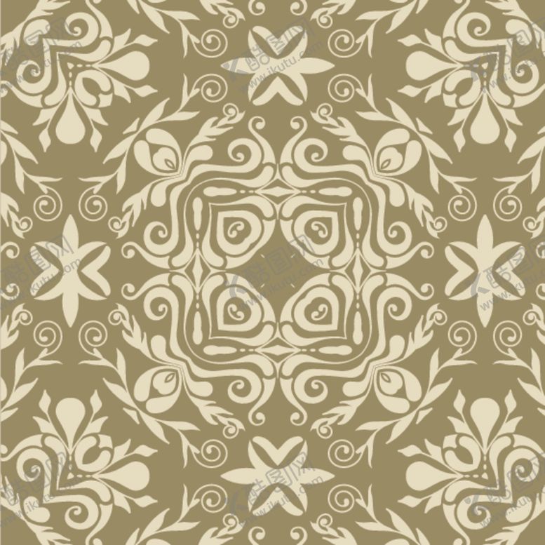 编号：36603010081021247010【酷图网】源文件下载-复古花纹图案背景